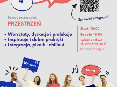 plakat IV Pomorskie Forum Animacji Społecznej