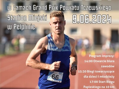 plakat Bieg Papieski 2024