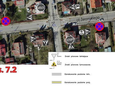 mapy poglądowe zaplanowanych objazdów 