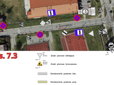 mapy poglądowe zaplanowanych objazdów 