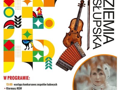 plakat I Festiwal Zespołów Folklorystycznych „Ziemia Słupska”