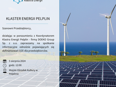 grafika Spotkanie z przedsiębiorcami - Klaster Energii Pelplin