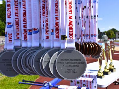 Zdjęcie z Drużynowych Mistrzostw Powiatu Tczewskiego Młodzików w Lekkoatletyce