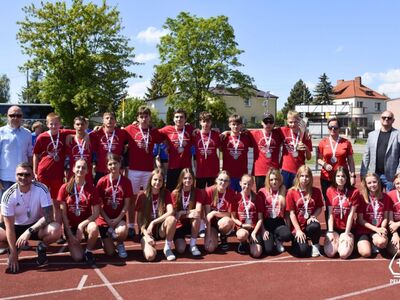 Zdjęcie z Drużynowych Mistrzostw Powiatu Tczewskiego Młodzików w Lekkoatletyce