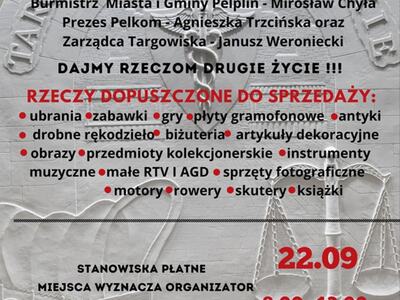 plakat Pchli Targ w Pelplinie