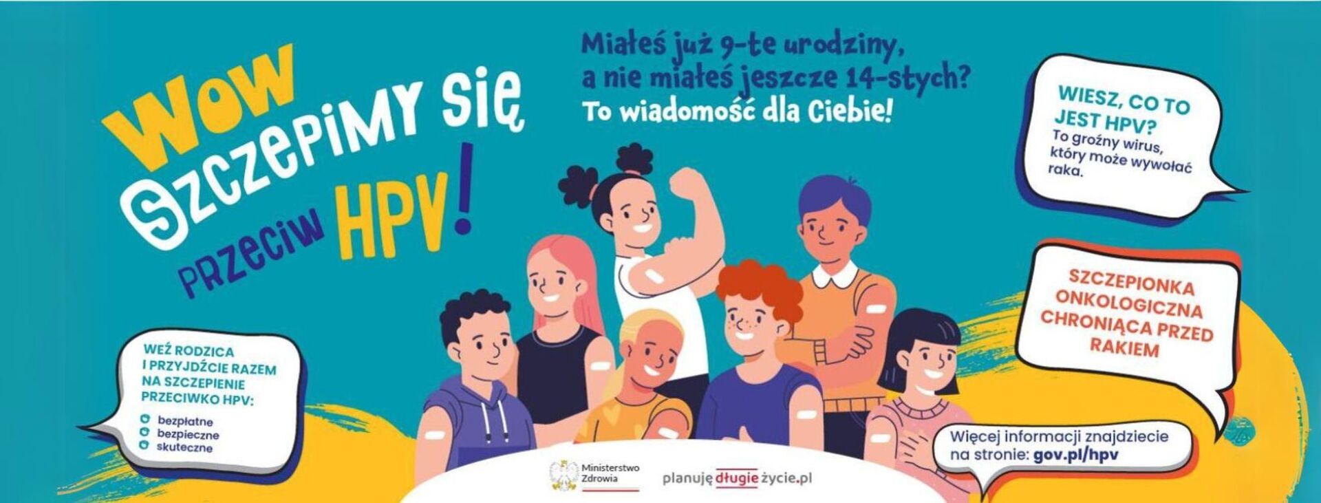 cover photo szczepienia przeciw HPV w szkołach
