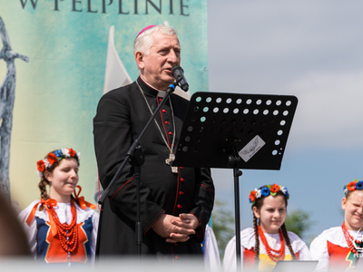 zdjęcie z obchodów 25. rocznicy wizyty św. Jana Pawła II w Pelplinie