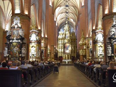 zdjęcie z koncertu finałowego Międzynarodowego Festiwalu Muzyki Organowej 2024