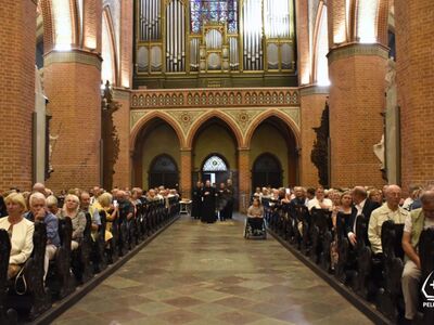 zdjęcie z koncertu finałowego Międzynarodowego Festiwalu Muzyki Organowej 2024
