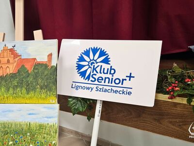 zdjęcie z wizyty  Pań z Klubu Seniora 50+ Skurpianki w Gminie Pelplin