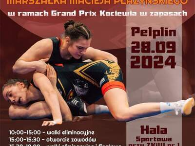 plakat IX Gala Zapasów w Pelplinie