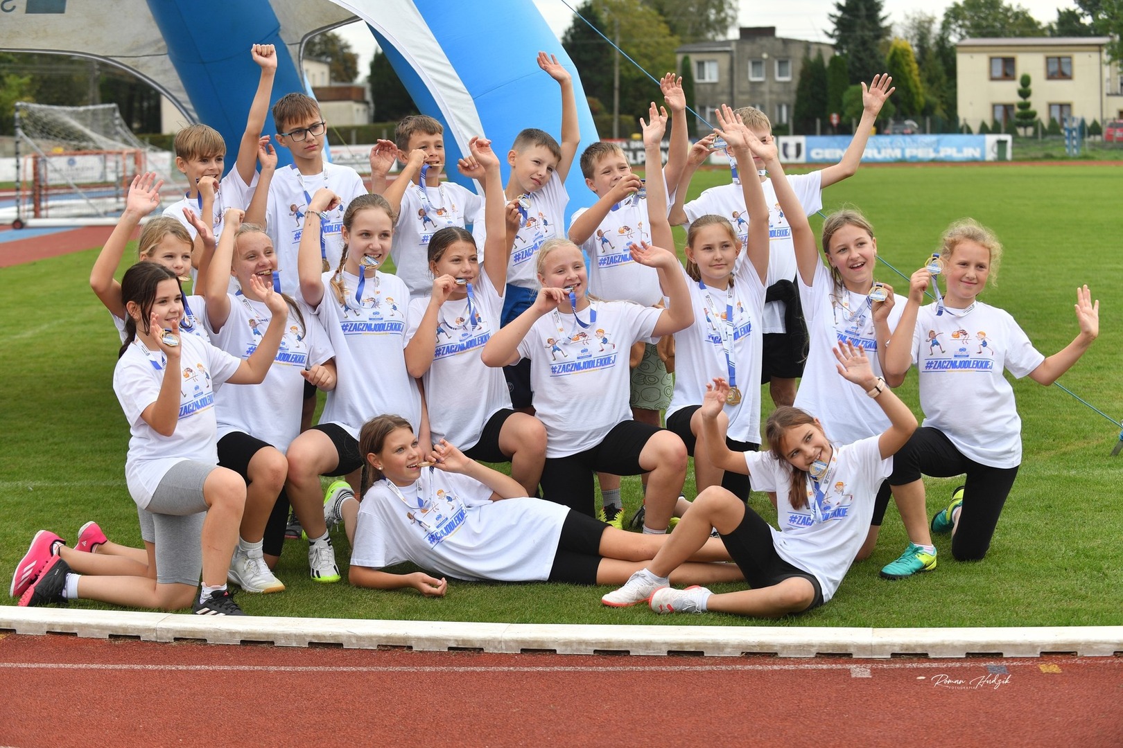 zdjęcie z zawodów lekkoatletycznych 