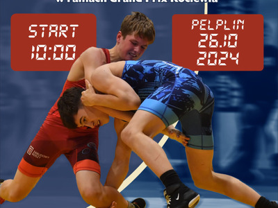 plakat Międzywojewódzkie Mistrzostwa Młodzików w Zapasach