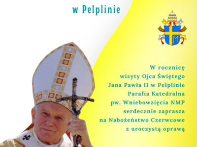 Plakat spotkanie na Górze Jana Pawła II