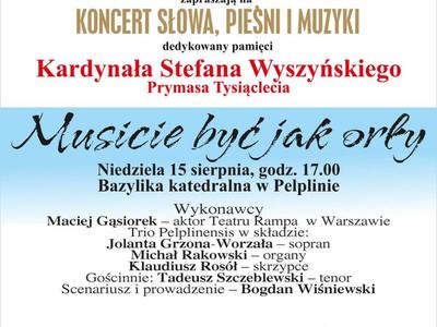 plakat koncert Musicie być jak orły 