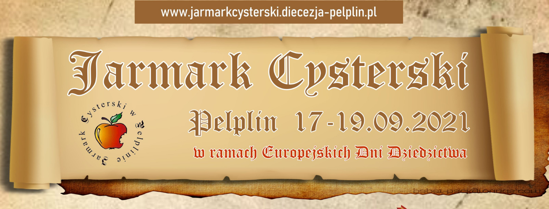 tło XX Jarmark Cysterski w Pelplinie