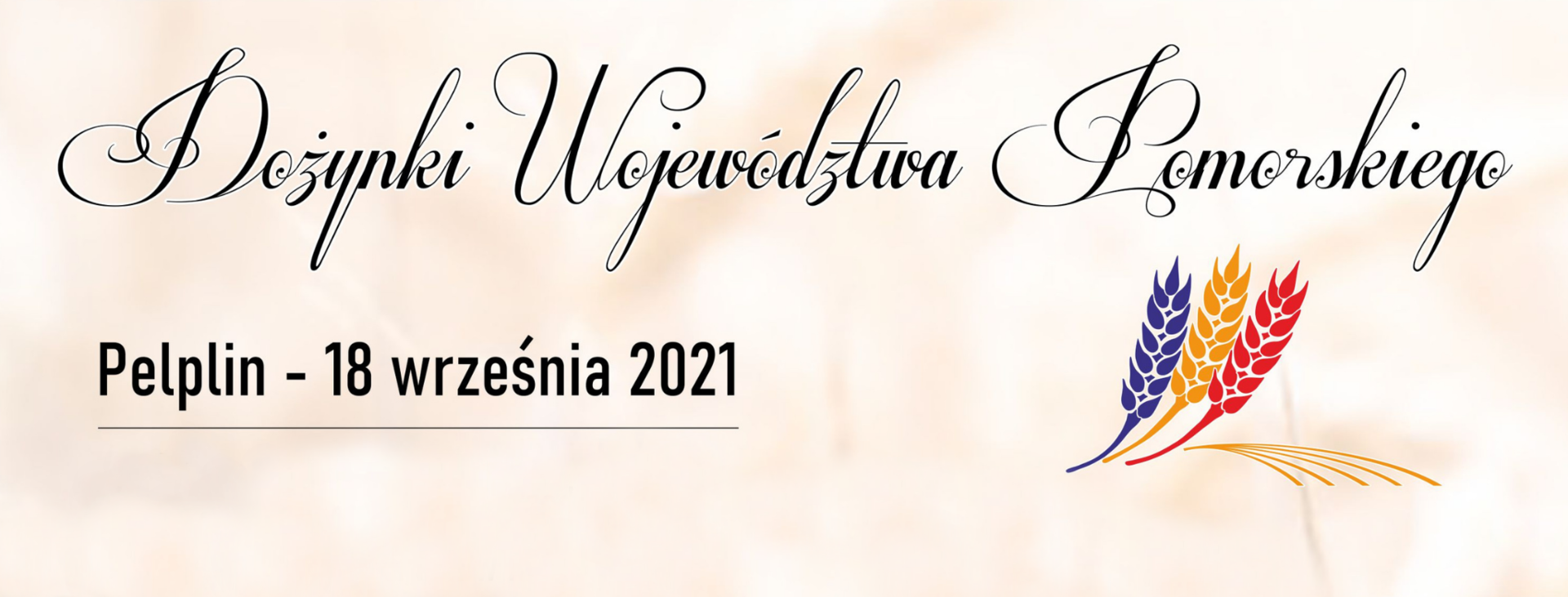 tło Dożynki Wojewódzctwa Pomroskiego 2021