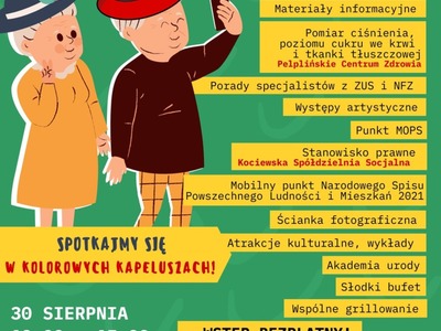 Plakat dot. Gminnego Dnia Seniora