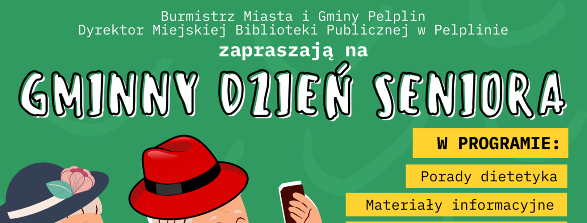 tło Gminny Dzień Seniora