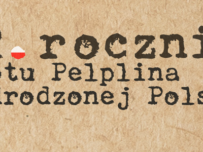 tło 102. rocznica powrotu Pelplina do odrodzonej Polski