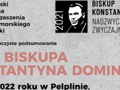 tło uroczyste podsumowanie Roku Biskupa Konstantyna Dominika