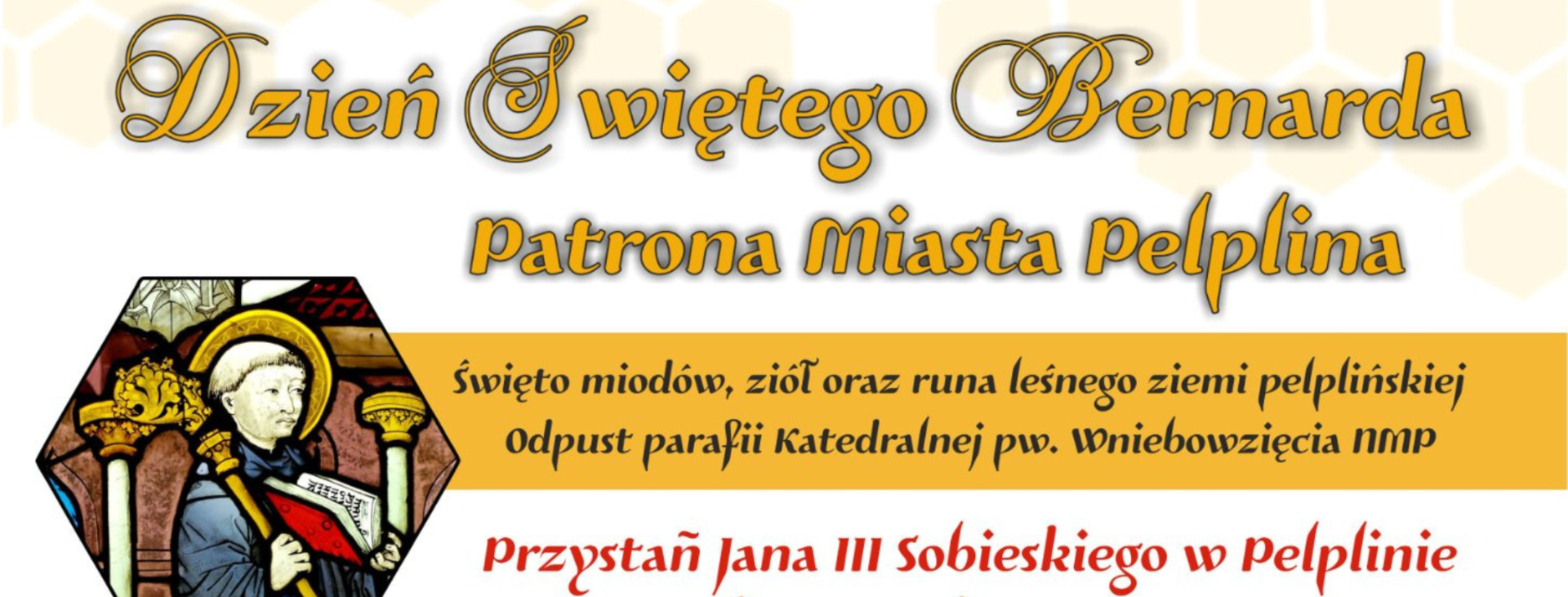 tło Dzień św. Bernarda – Patrona Miasta Pelplina 2022