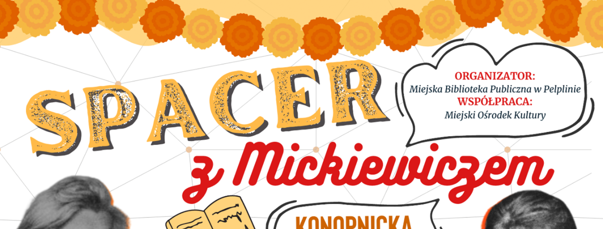 tło Spacer z Mickiewiczem – Konopnicka u Mickiewicza