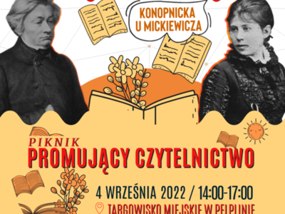 plakat Spacer z Mickiewiczem – Konopnicka u Mickiewicza