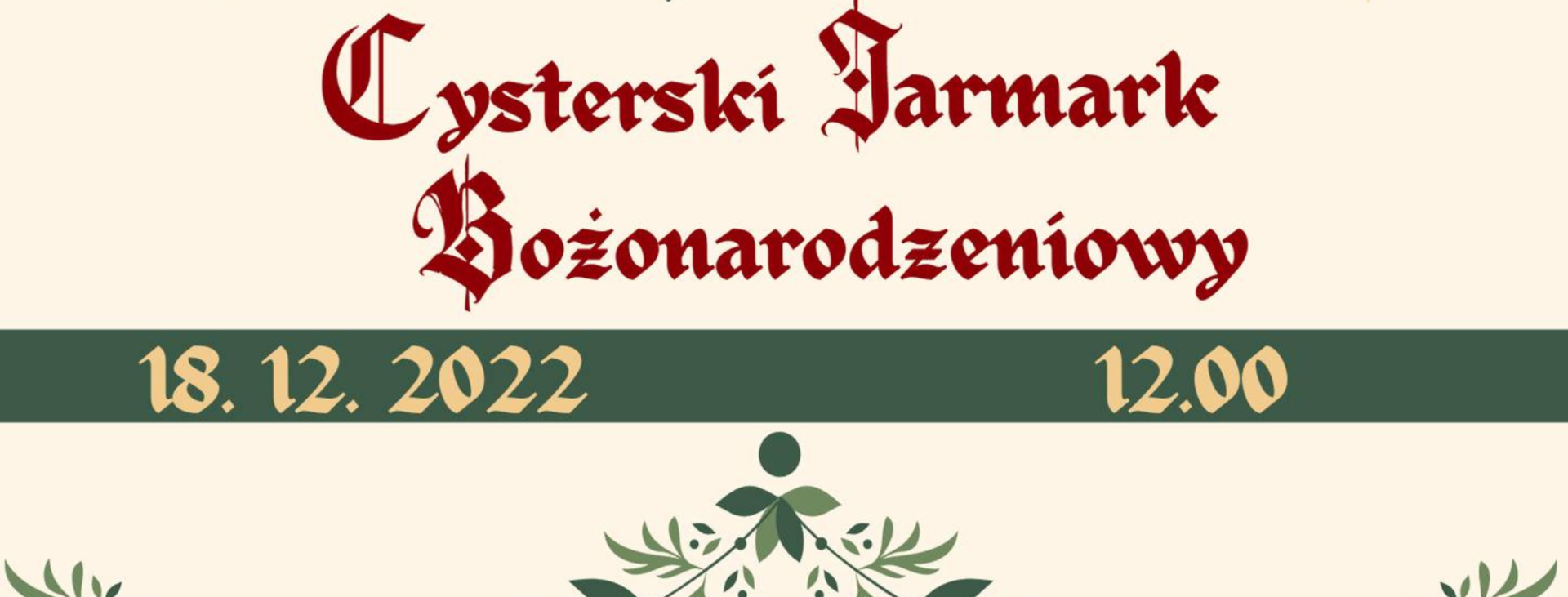 tło Jarmark Bożonarodzeniowy 2022
