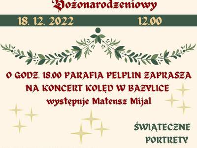 plakat Jarmark Bożonarodzeniowy 2022