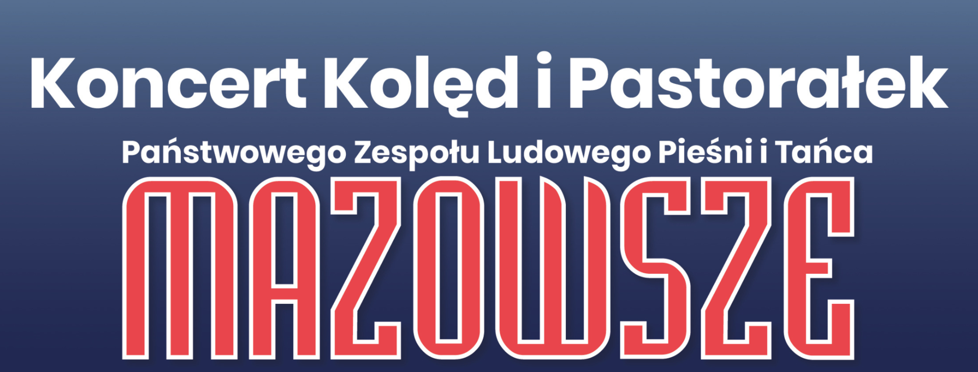 tło koncert zespołu Mazowsze