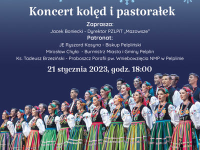 plakat koncert zespołu Mazowsze
