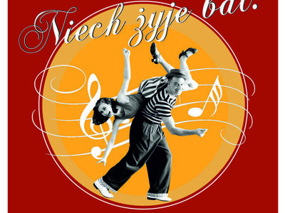 Plakat kabaret literacki „Niech żyje bal”