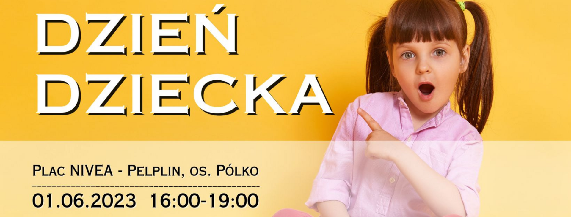 tło Dzień Dziecka w Gminie Pelplin 2023