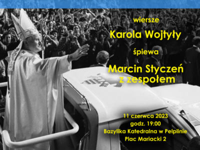 plakat koncert „Pieśń o Bogu ukrytym"