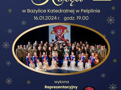 plakat Koncert kolęd w pelplińskiej katedrze