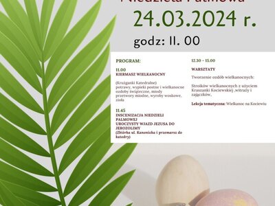 plakat Kiermasz Wielkanocny