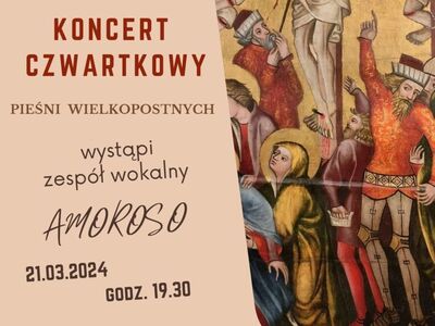 plakat wielkopostny koncert czwartkowy