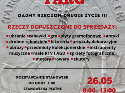 plakat Pchli Targ 26.05.2024