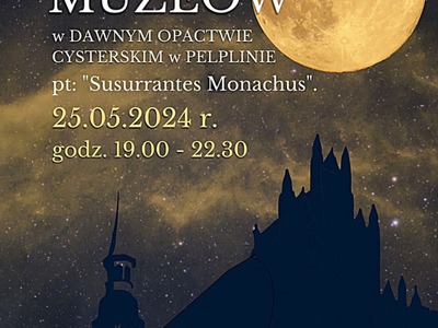 plakat Pelplińska Noc Muzeów 2024