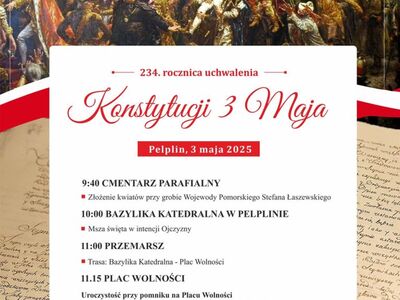 plakat Święto Narodowe Trzeciego Maja 2025