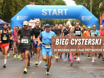 cover photo Bieg Cysterski 2025