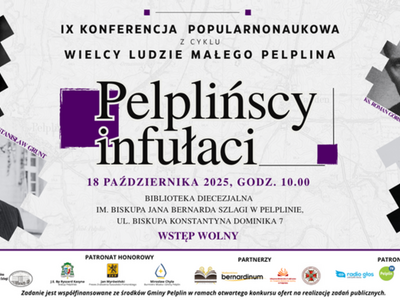 cover photo  „Wielcy ludzie małego Pelplina” 2025