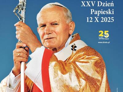 plakat XXV Dzień Papieski