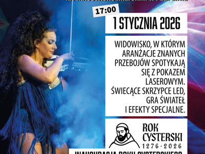 plakat Noworoczny pokaz w Pelplinie 2026