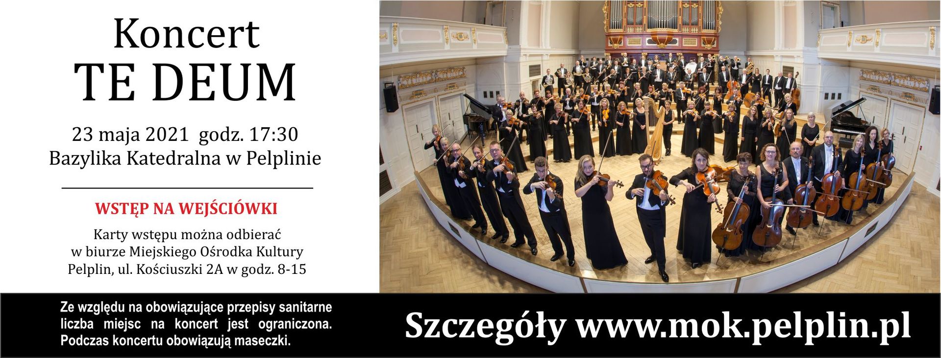 grafika koncert TE DEUM 