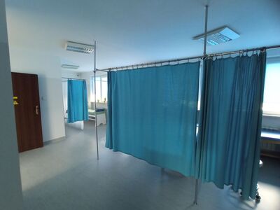Punkt rehabilitacji budynek wnętrze