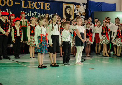 100-LECIA SZKOŁY PODSTAWOWEJ IM. KSIĘDZA JANA TRZASKOMY W PORZĄDZIU
