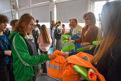 „Jesteś widoczny, jesteś bezpieczny!” – kampania edukacyjna w Porządziu