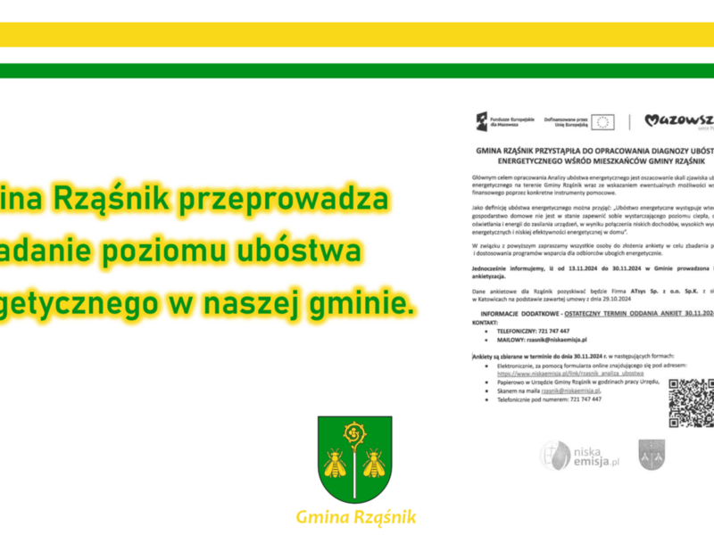 Ankieta ubóstwo energetyczne